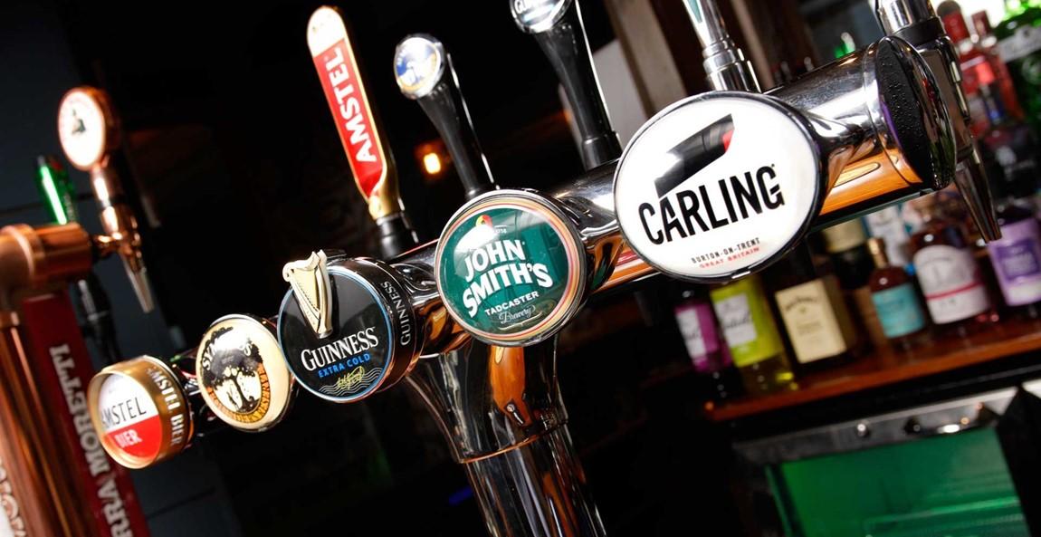 WIDE RANGE OF CRAFT BEERS AND CONTINENTAL LAGERS