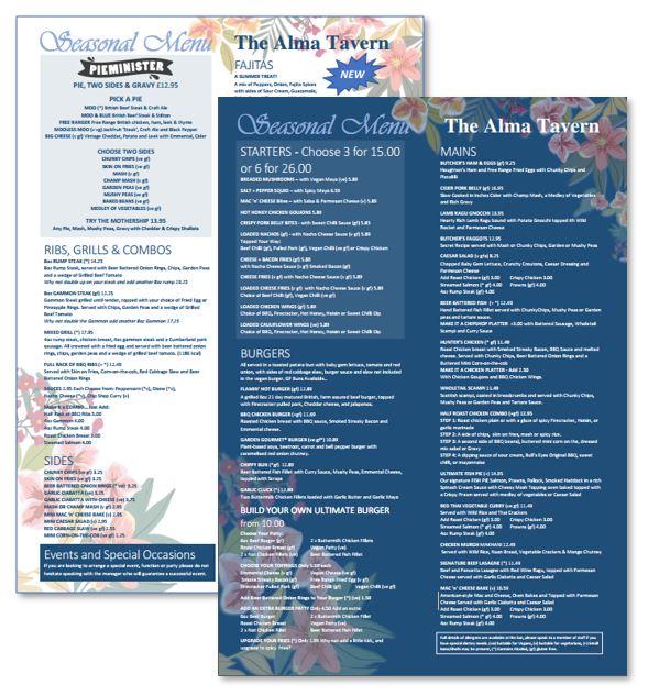 WIDE RANGE OF TASTY MEALS AND LITE BITES